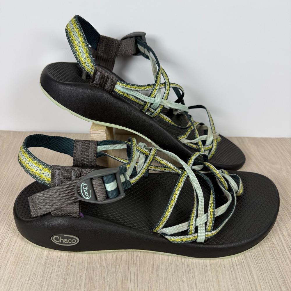Sandals Chaco Womens 10 Multi-Color Z/Cloud 2 Strappy Hiking Outdoor Toe Loop